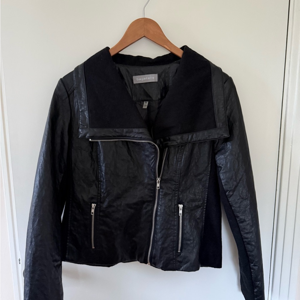Bagatelle Moto Faux Leather Jacket